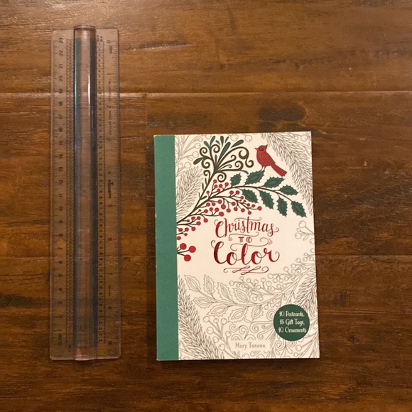 2 Coloring Books: Tropical World: A Coloring Book Adventure + Christmas to Color - Picture 8 of 11